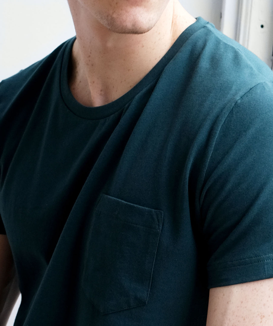 MIKE pocket men's tee in Evergreen