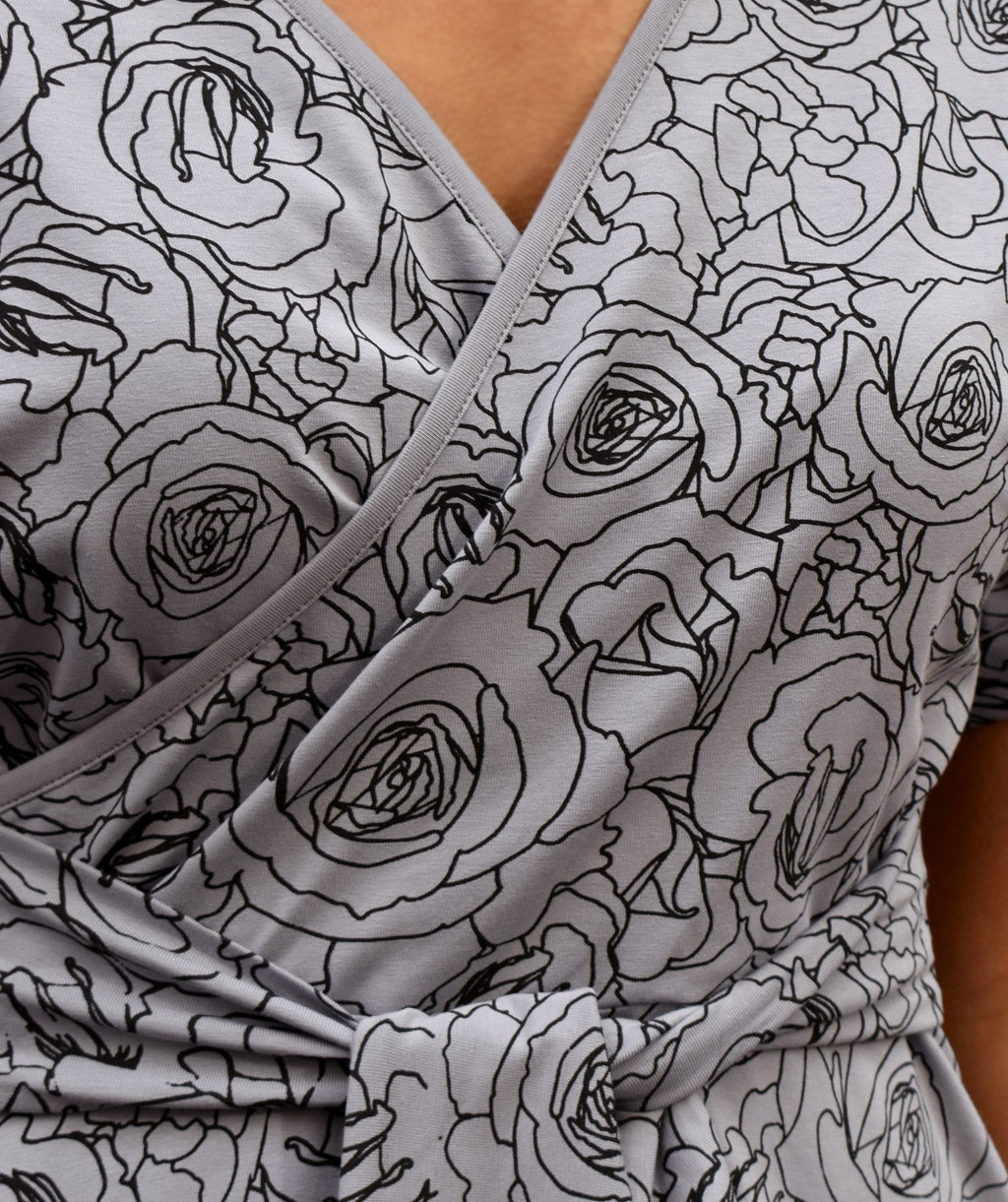 MONROE dress in Rose Print