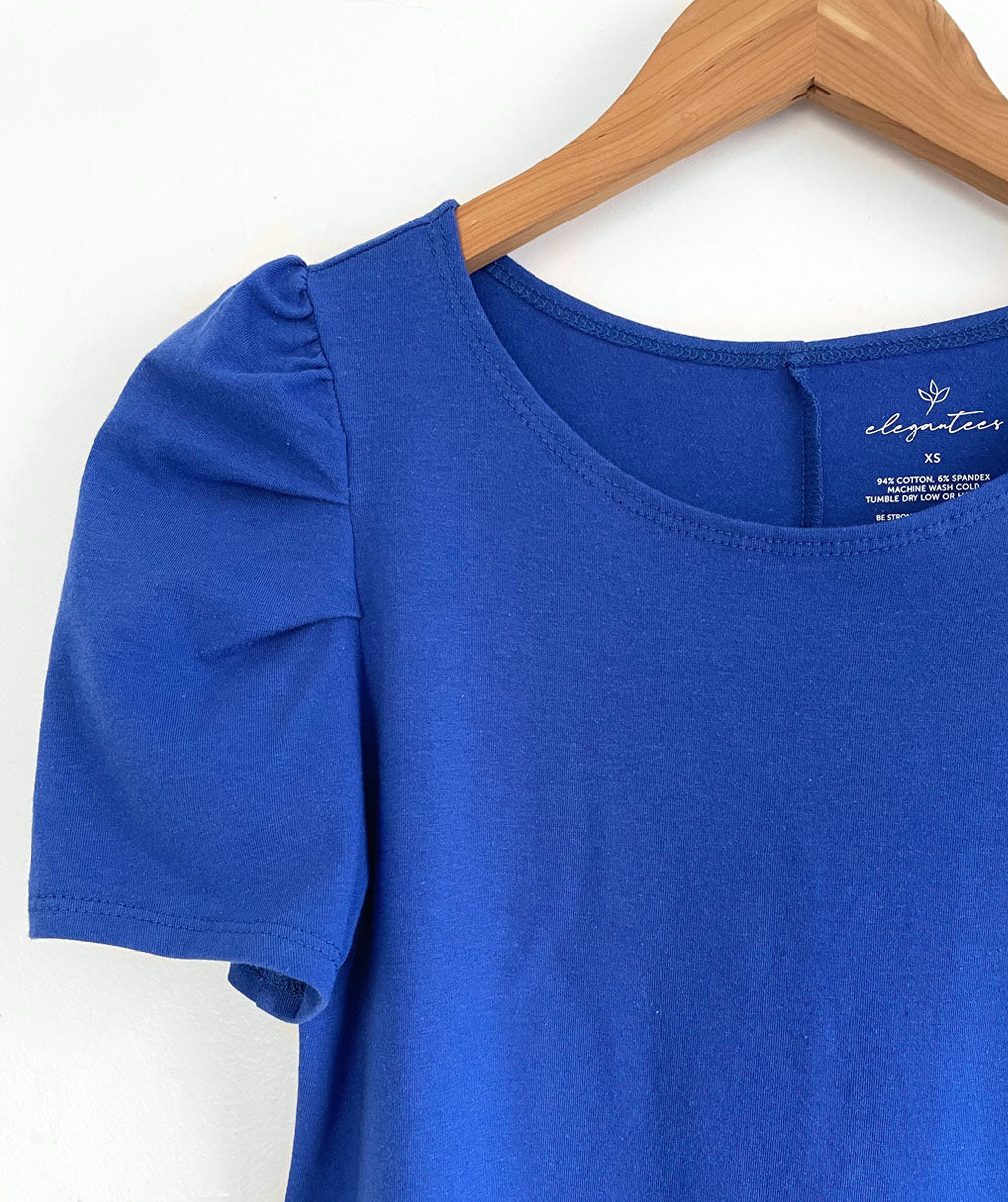 NOLITA puff sleeve tee in Blue Cobalt
