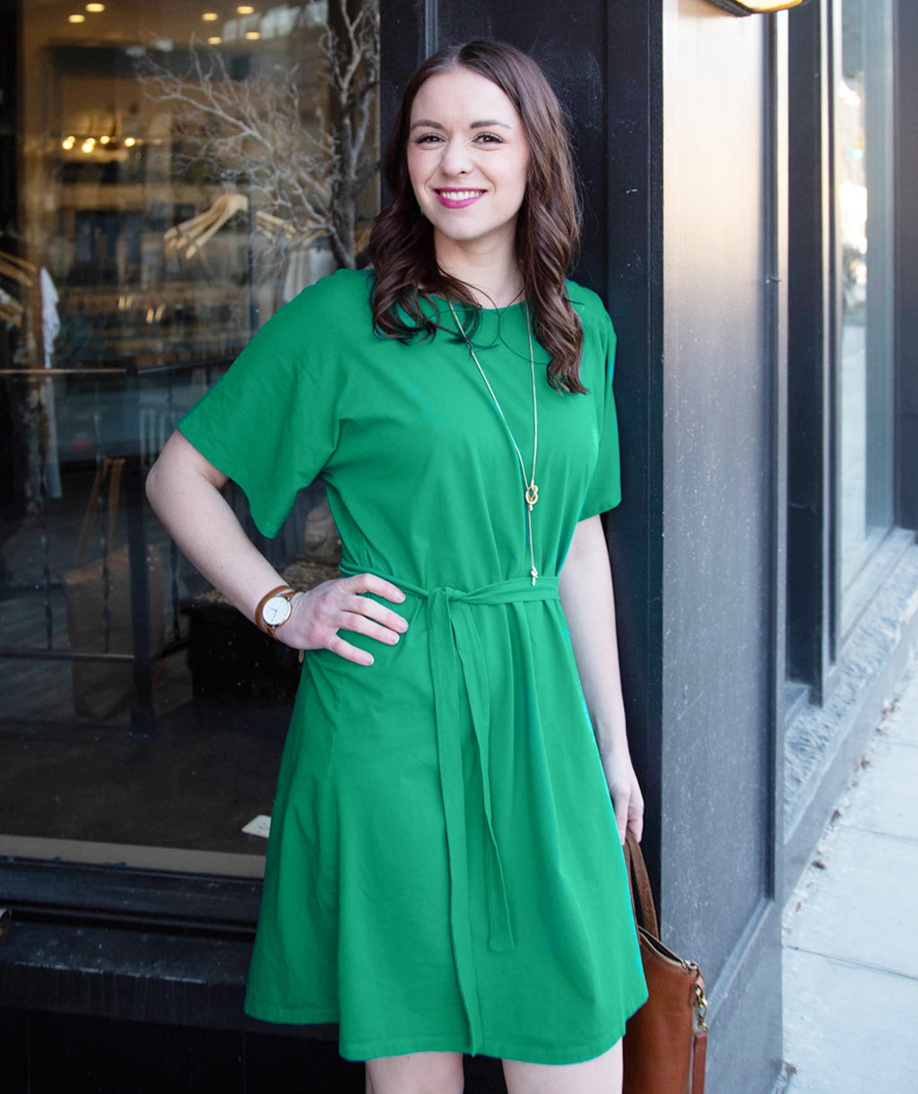ROSA reversible dress in Jade Julep