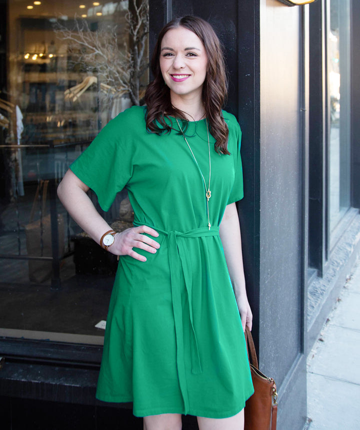ROSA reversible dress in Jade Julep