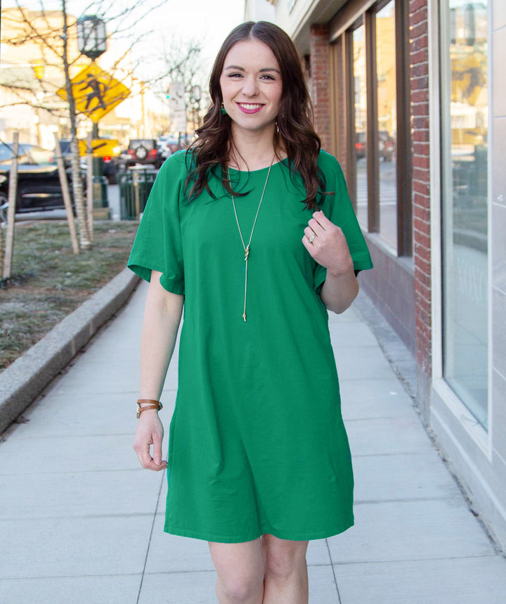 ROSA reversible dress in Jade Julep