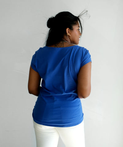 SITA tee in Strong Blue