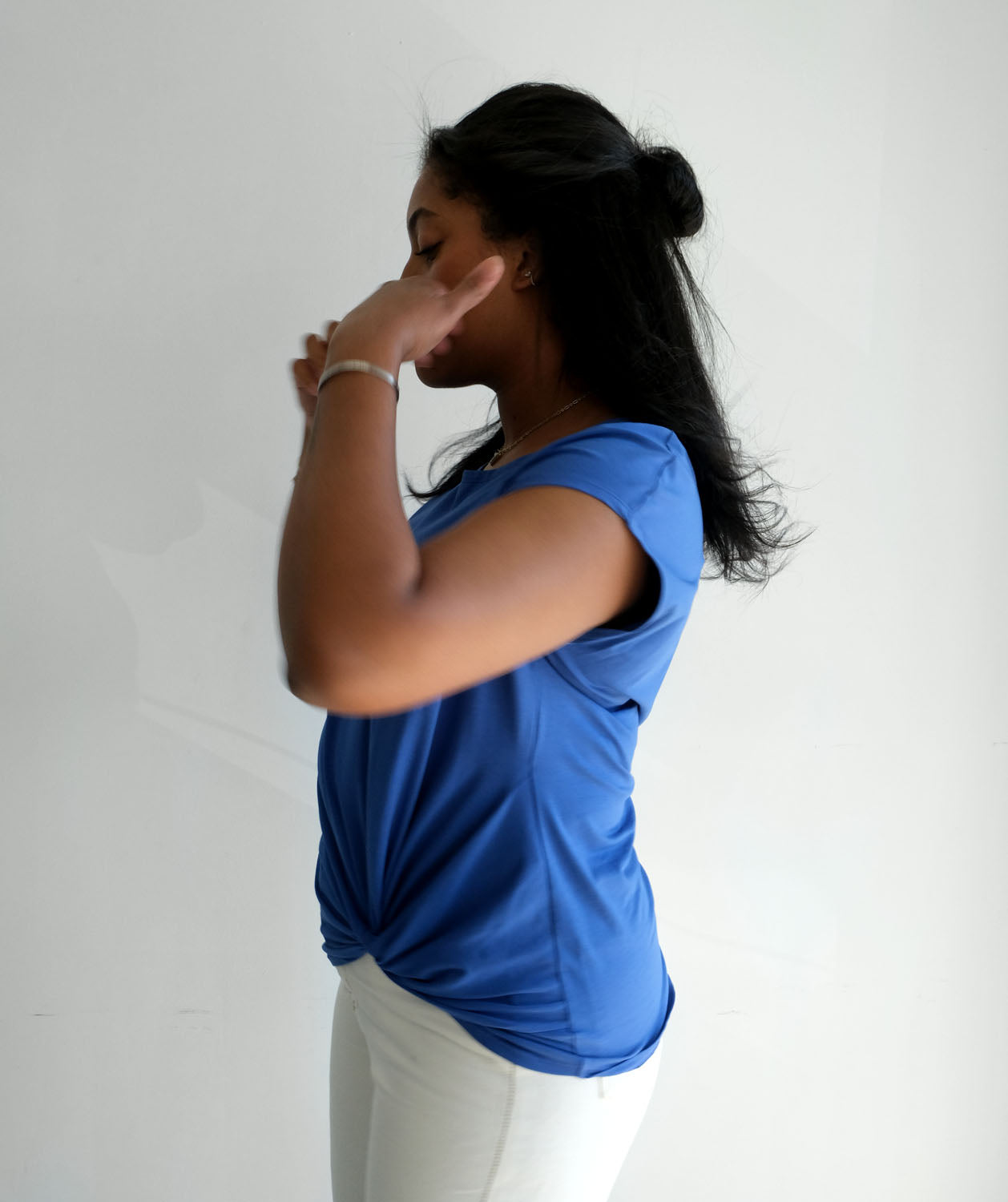 SITA tee in Strong Blue