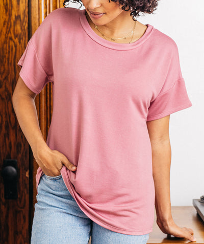 STROLL tee in Mauve Pink<br/>(Less than perfect)