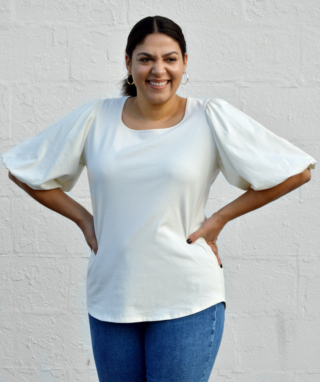 SUMMER top in Ivory