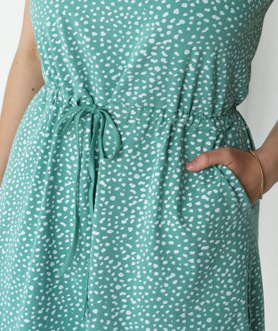 TALIA dress in Green Melon