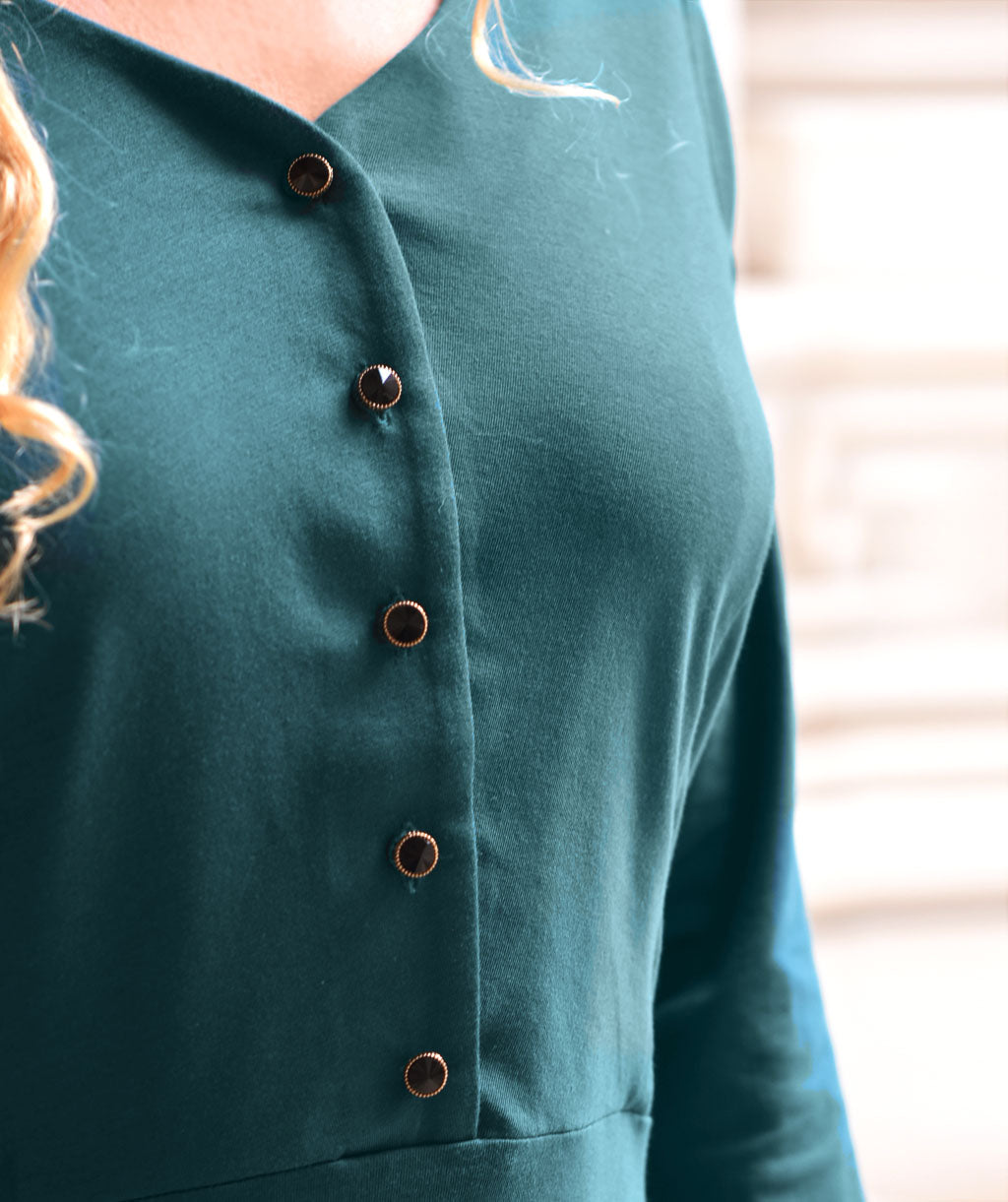 WASHINGTON dress in Teal Ocean