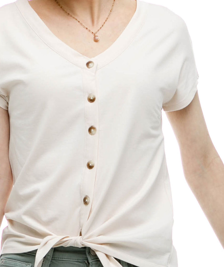 The FERN top in Ivory