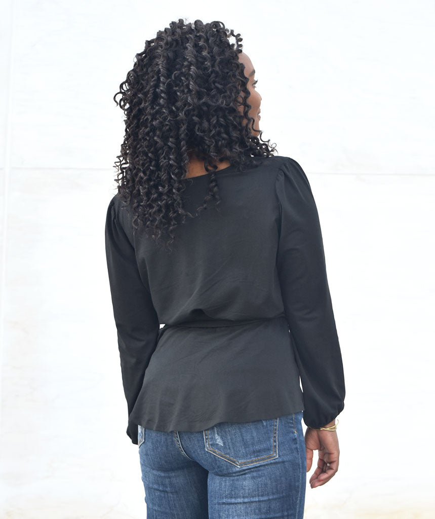 The GRETCHEN top in Black