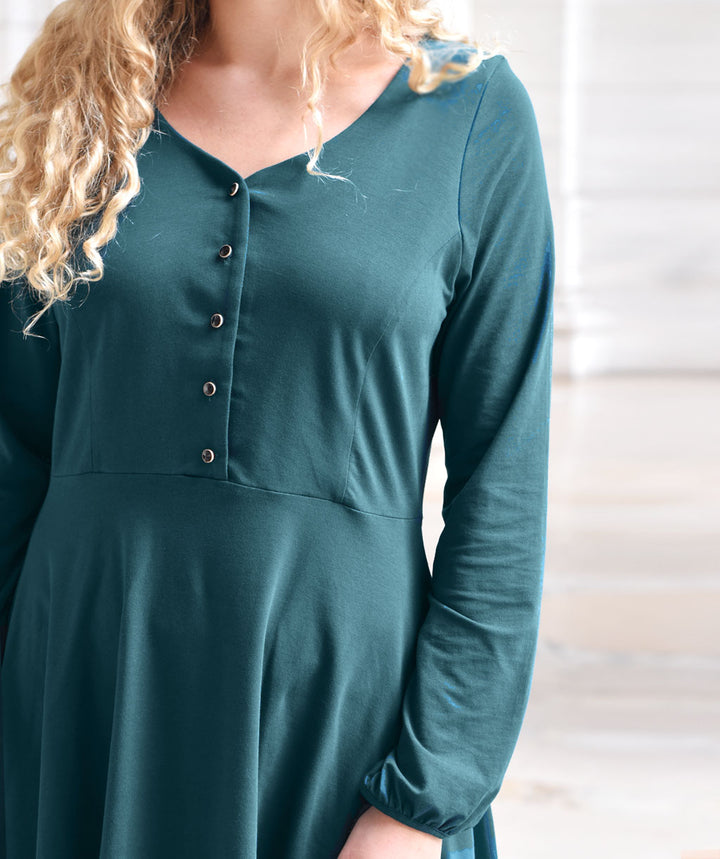 WASHINGTON dress in Teal Ocean