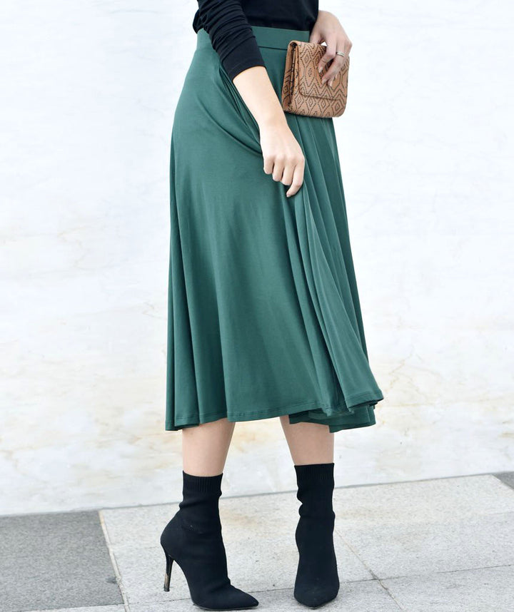The MALALA midi skirt in Pine