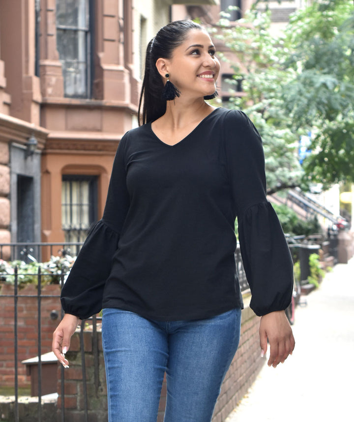 The LUCY top in Black